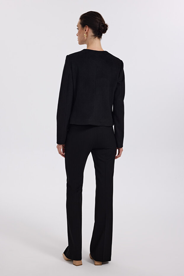 Torba Cepli Kaşe Ceket - 4