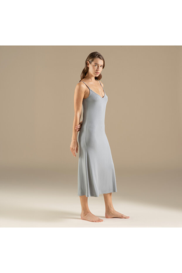 Darıan Elbise Açık Gri - 3