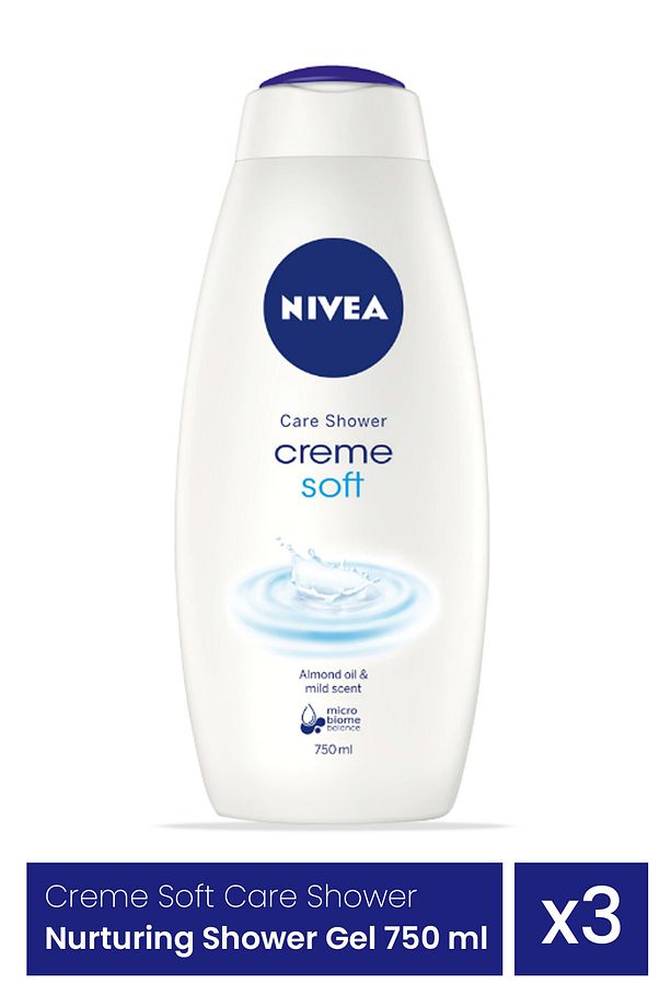 Creme Soft Care Duş Besleyici Duş Jeli 3 Adet x 750 ml - 1