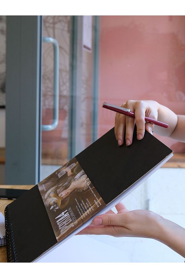 Sperta A4 Sketchbook 300gr 50 syf. 25 yaprak Sert Kapak Eskiz defteri - 1