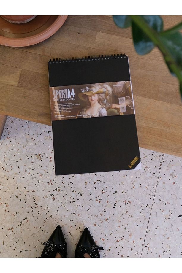 Sperta A4 Sketchbook 300gr 50 syf. 25 yaprak Sert Kapak Eskiz defteri - 4