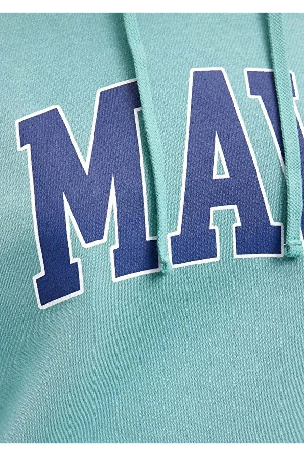 Logo Kapüşonlu Kadın Sweatshırt - 7