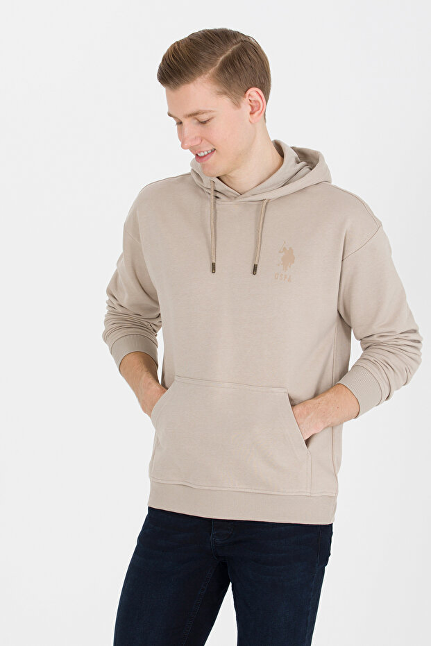 Men's Stone Hooded Sweatshirt 50253234 -Vr049