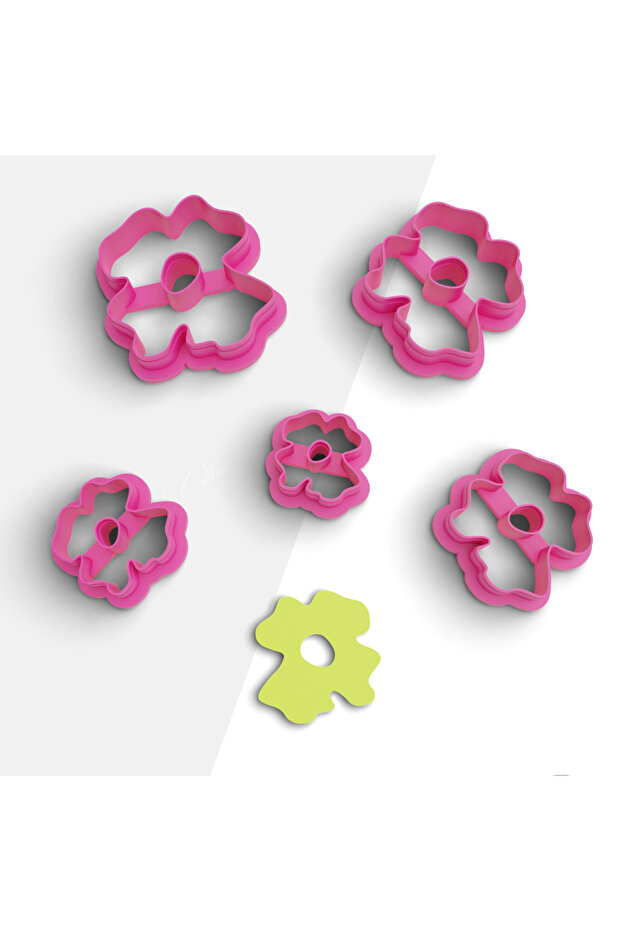 Organic Shaped Polymer Clay Cutting Mold, Earring Mold, Clay Cutter, Jewelry Molds, 5 Sizes, No: 882