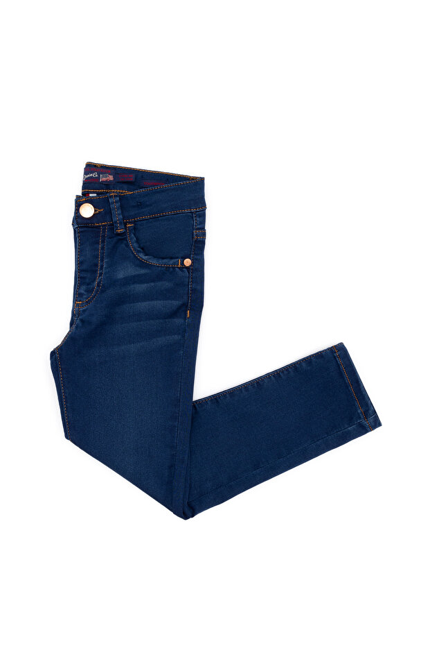 Girl's Dark Blue Jeans 50254588 -Dn0023