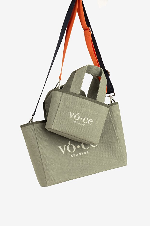 Kanvas Mint Green Medium Bag - 3