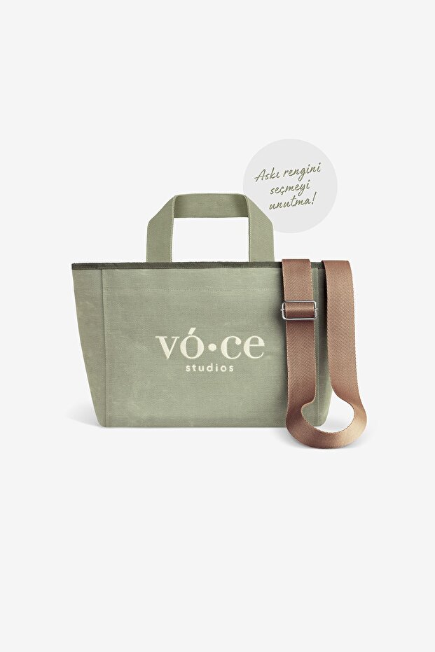 Kanvas Mint Green Medium Bag - 1