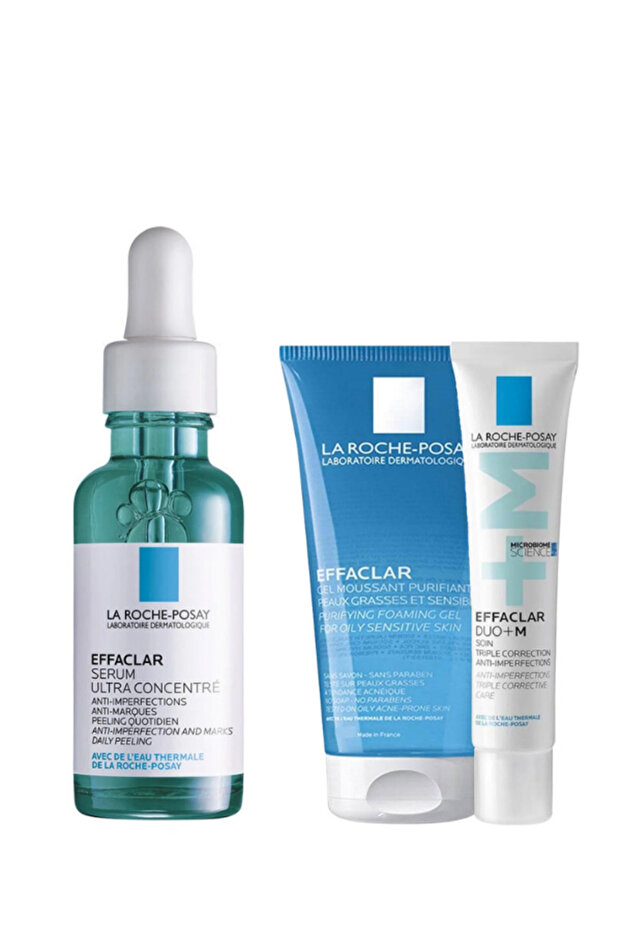 مصل البشرة الدهنية والمعرضة لحب الشباب - مجموعة Effaclar Introduction Kit (تأثير التقشير)