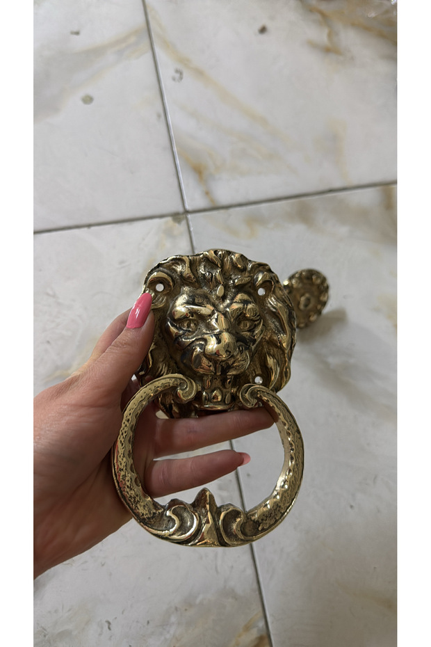 Aslan Başı Pirinç Kapı Tokmağı - 2