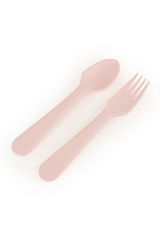 Pink Pp Spoon and Fork Set - 1