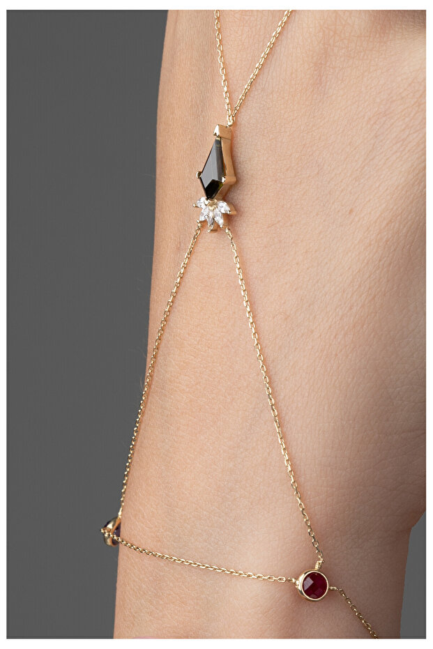 14 Ayar Altın Markis Taş Şahmeran - 2