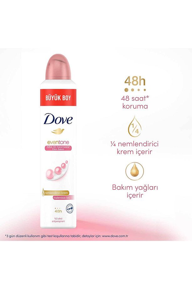Kadın Sprey Deodorant Eventone Kalendula Özü Büyük Boy 200 ml X3 Adet - 3