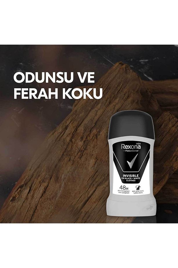 Men Motionsense Erkek Stick Deodorant Invisible On Black White Clothes 50 ml X2 - 6