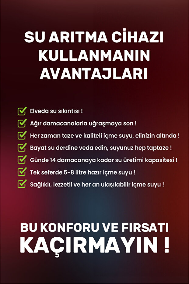 H-MAX S3512 Model Su Arıtma Cihazı - 6