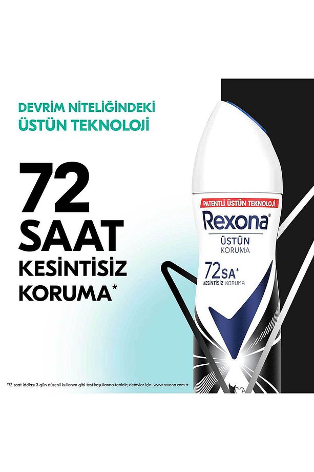 Kadın Sprey Deodorant Invisible 72 Saat Kesintisiz Koruma 150 ml X3 - 4