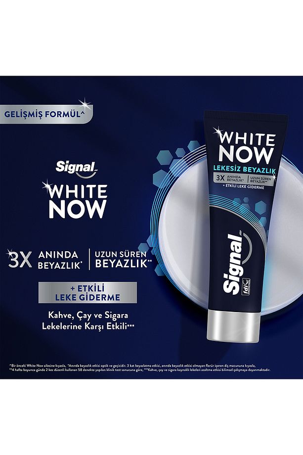 White Now Diş Macunu Lekesiz Beyazlık 75 ml X2 - 3