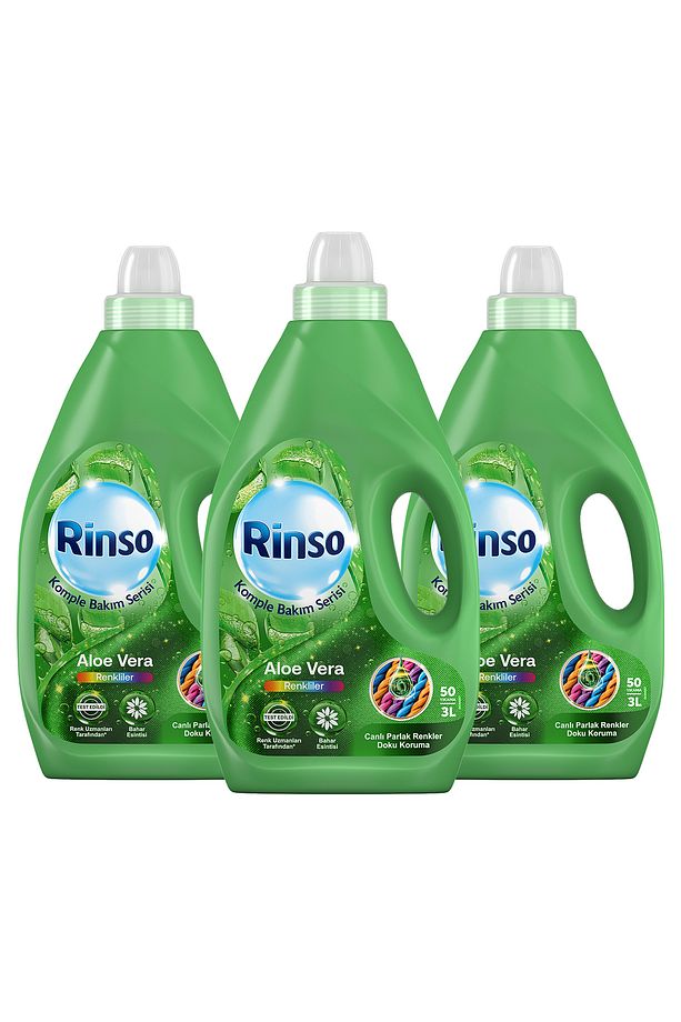 Sıvı Deterjan Aloe Vera Renkiler 3lt 3 Adet - 3