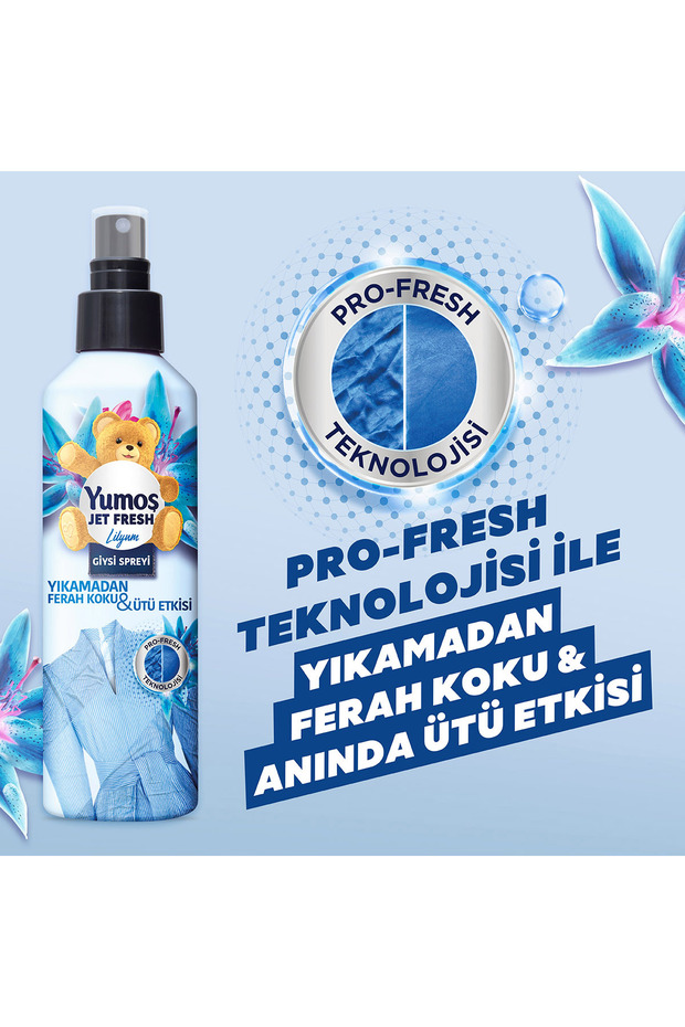 Jet Fresh Giysi Spreyi Lilyum 200 ml 2 Adet - 6