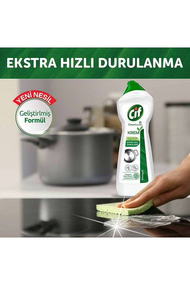 Krem Yüzey Temizleyici 750 ml X 3 Mikrofiber Bez 1 Adet - 5