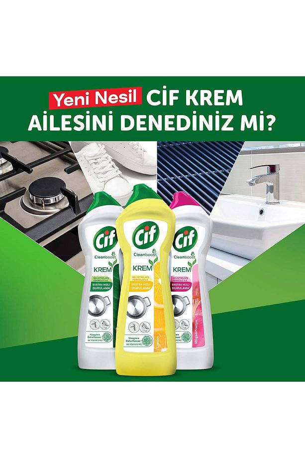 Krem Yüzey Temizleyici 750 ml X 3 Mikrofiber Bez 1 Adet - 9