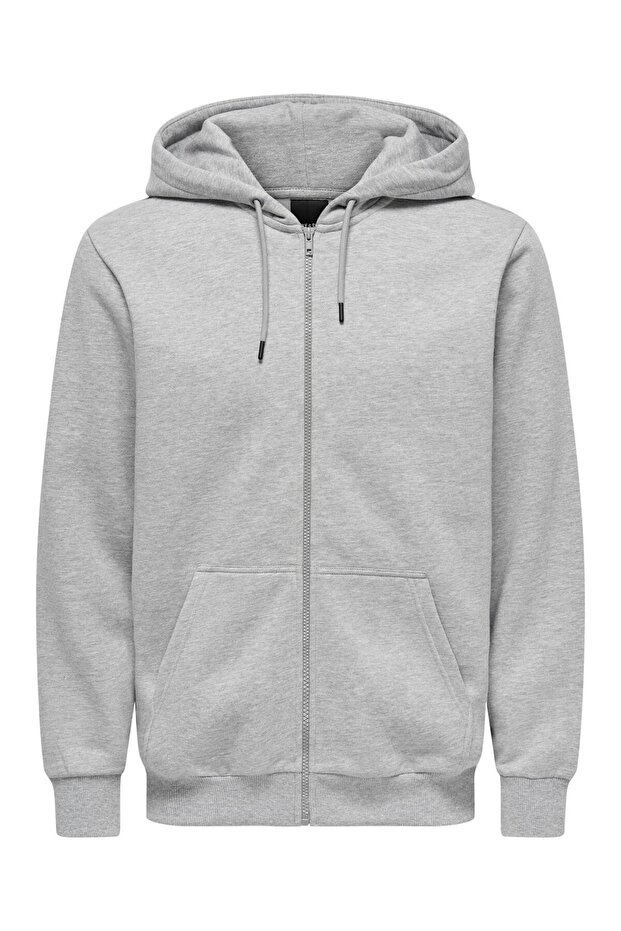 Erkek Gri Sweatshirt - 5