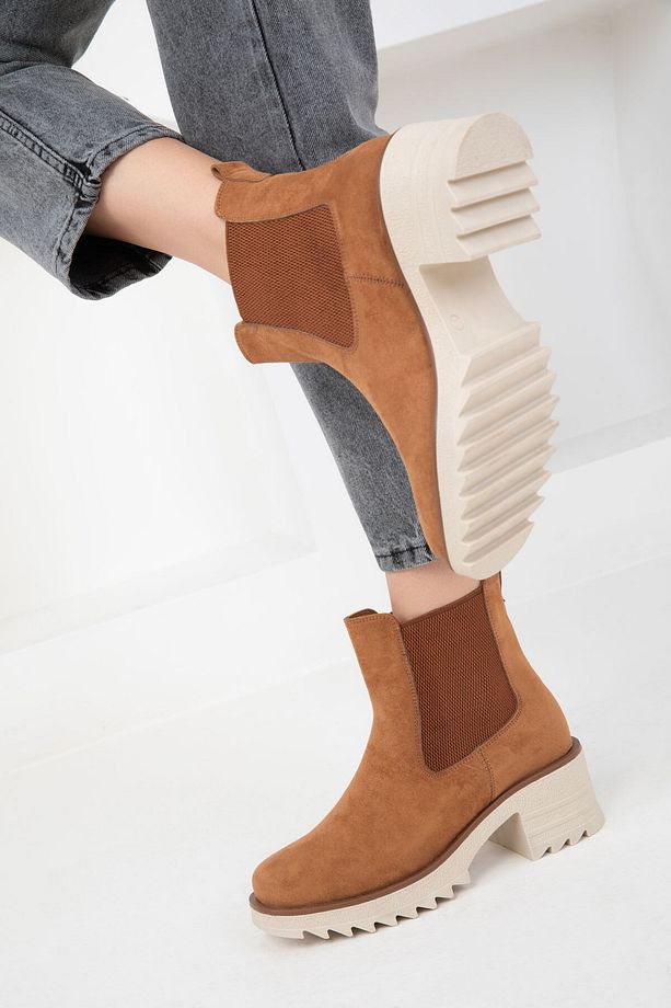 Taba Süet  Kadın Bot & Bootie 19940 - 2