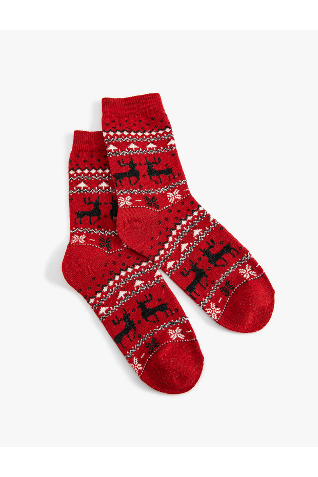 Patterned Christmas Stocking - 1