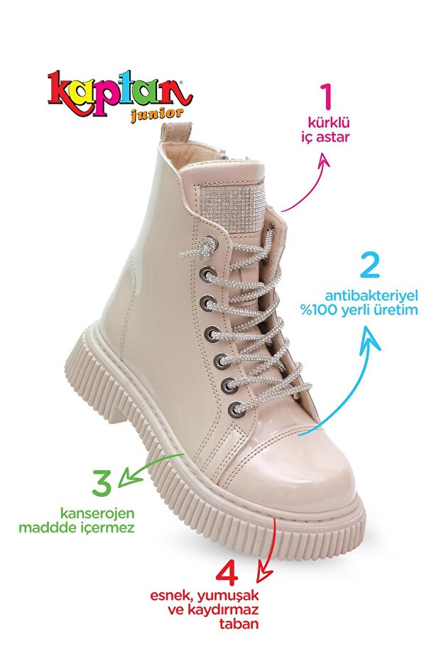 Kız Çocuk Botu Kar Botu Postal Bot Kürklü Bot Poyk 560 - 3
