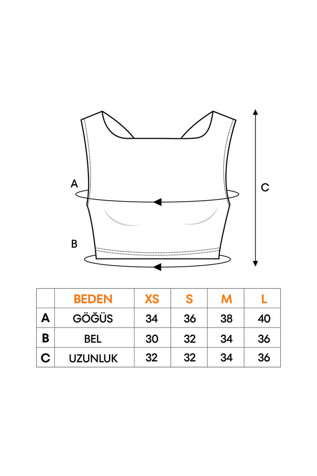 Kolsuz Crop Top Mavi - 5