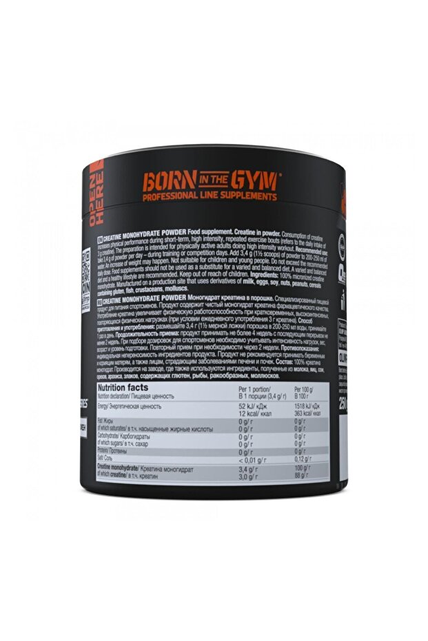 Creatine Monohydrate Powder Super Micronized 250 Gr-Kreatin - 4