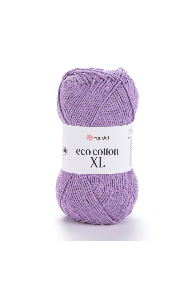 Eco Cotton Xl - خيط محبوك يدويًا أرجواني-771