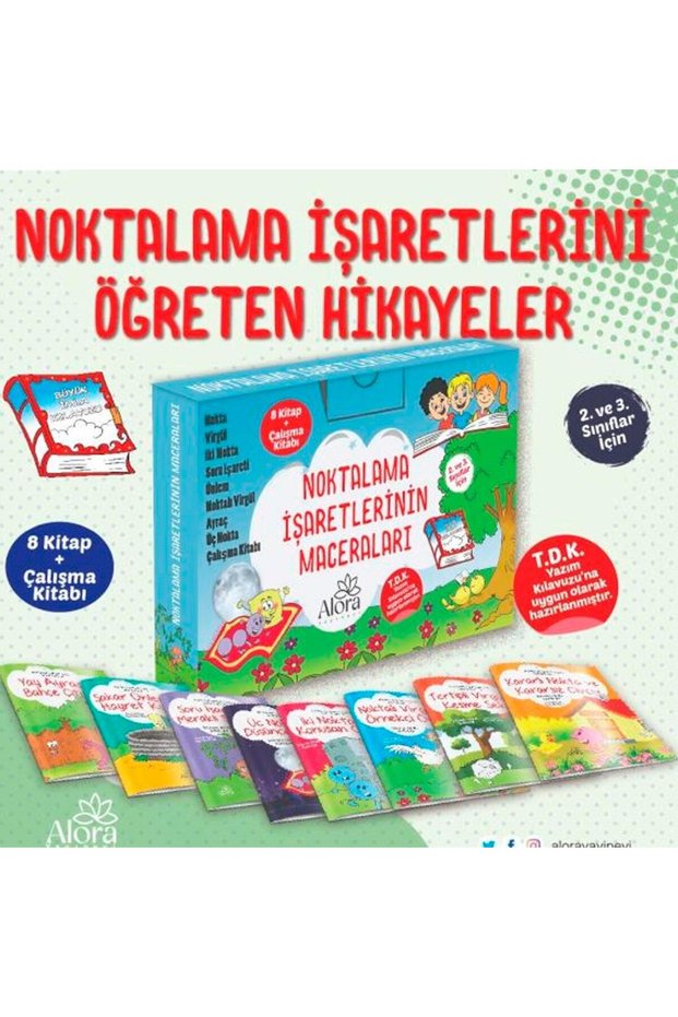 Alora Yayınları Stories That Teach Punctuation for 2nd and 3rd Graders