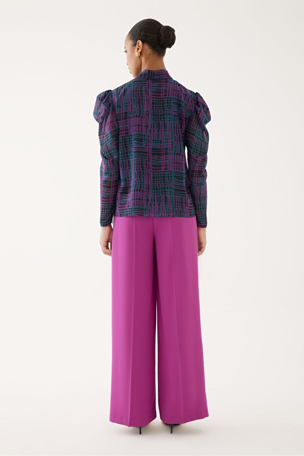 Bağlamalı Bluz - 5