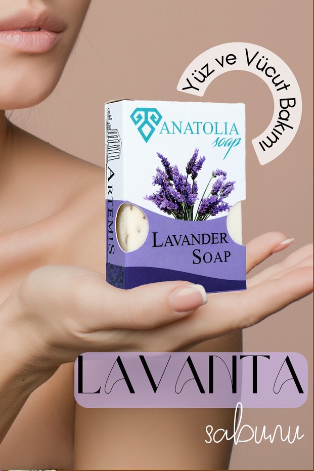 Lavender Soap Soothing with Aromatherapy and Anti-Acne Tonic Effect