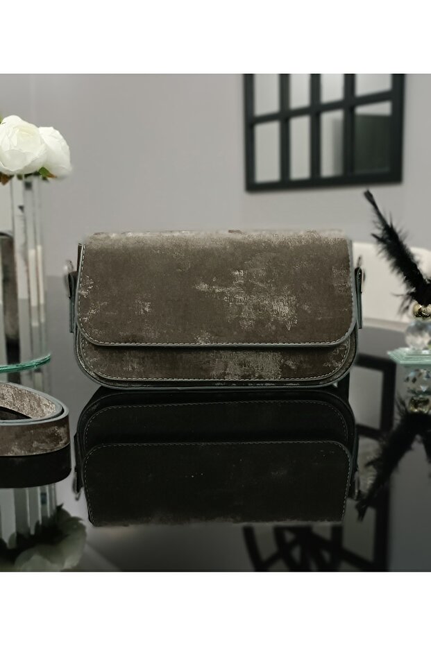 Suede Women's Hand Bag, Shoulder Bag