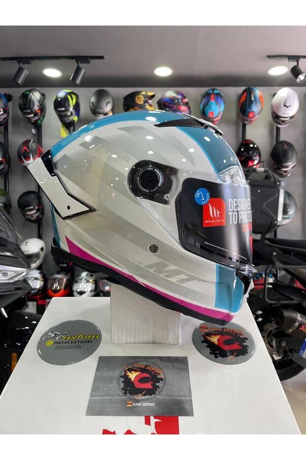 Thunder 4 SV Treads C8 Full Face Parlak Kapalı Kask - 3