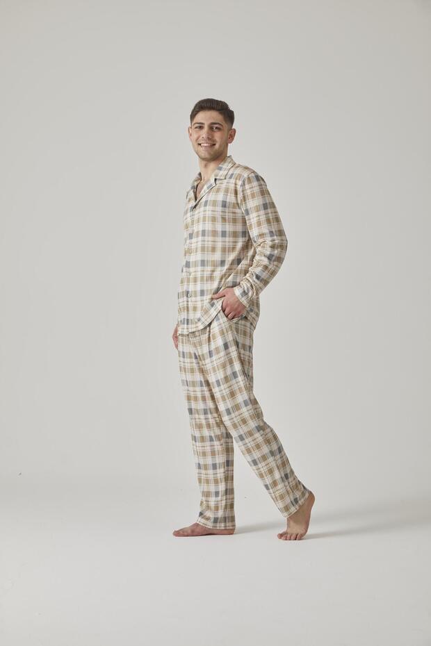 Erkek Gömlek Pijama - 10798 - 3