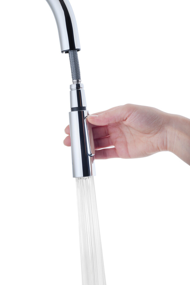 Maestro A42145 Pull-Down Eviye Mutfak Bataryası, Krom - 2