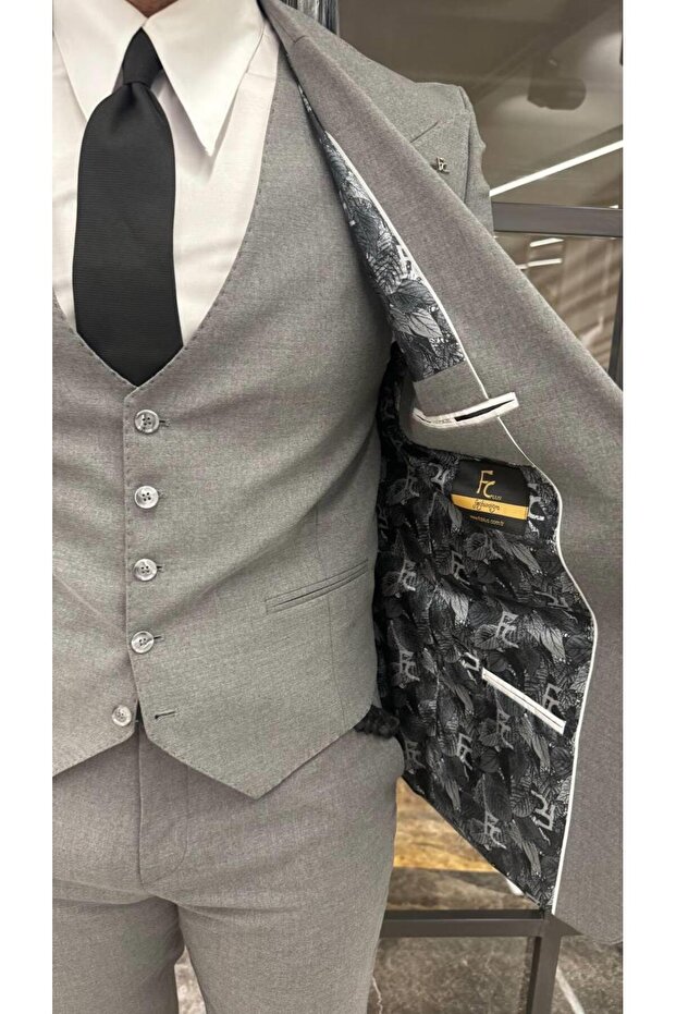 YELEKLİ TAKIM ELBİSE - 4