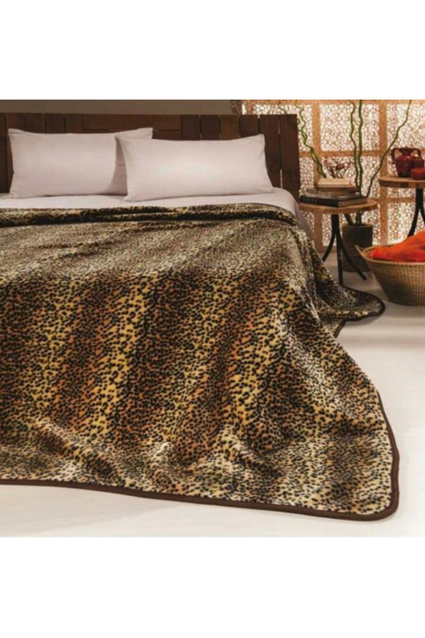 Mink Battaniye Solana 447 Kahve Tek Kişilik 160x220 - 1