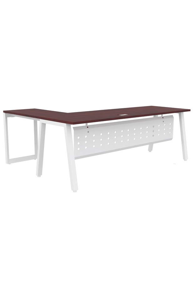 Bentuk 139-18L Apple Cherry Modern Workstation without drawer