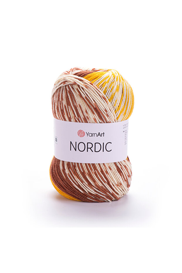 Nordıc - Ebruli El Örgü Ipi Ebruli-656 - 1