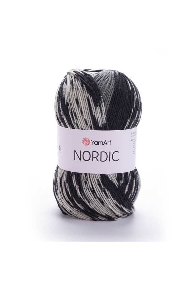 Nordıc Ebruli El Örgü Ipi Ebruli-650 - 1