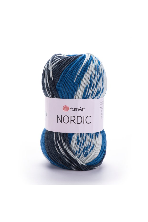 Nordic Marbled Hand Knitting Thread Marbled-662