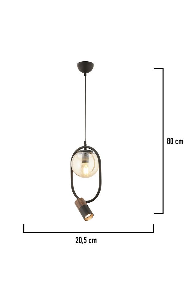 Miraç Tekli  Modern Sarkıt Oturma Odası Salon Sarkıt Avize - 6