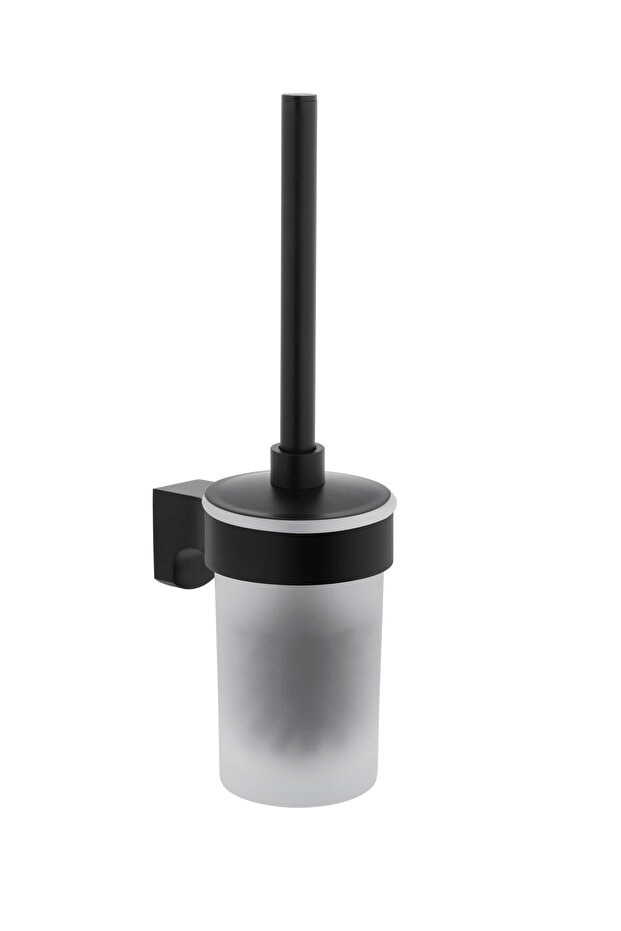 Base 700 A4407536 Toilet Brush Holder, Matte Black