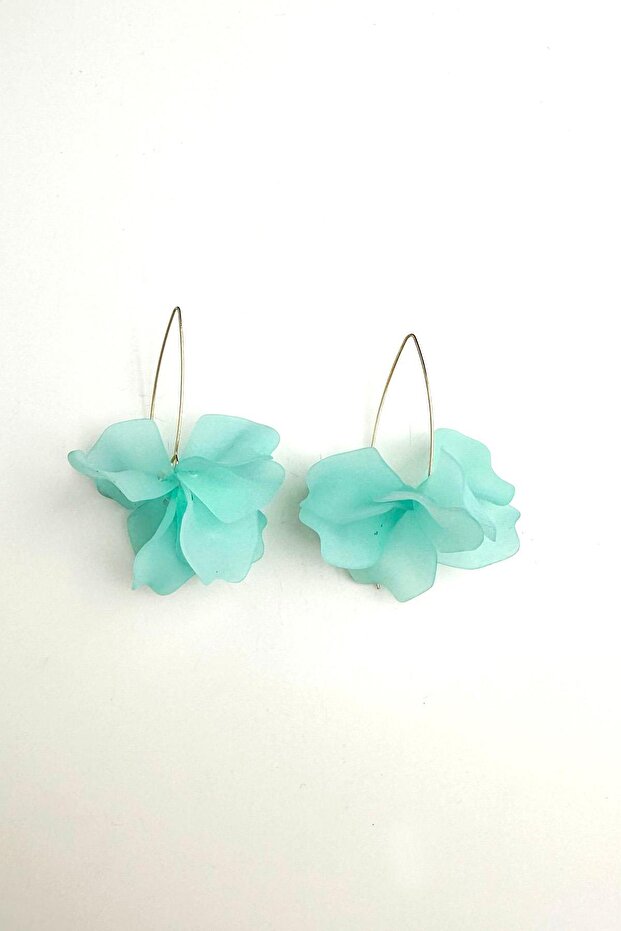 Sallantılı Çiçek Küpe - 1