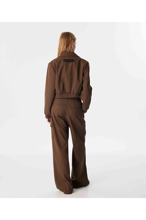 MONO YAKA CROP BLAZER - 6