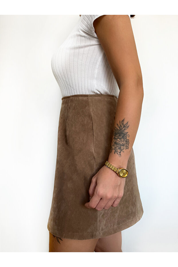 Luxury Süet Etek - 2