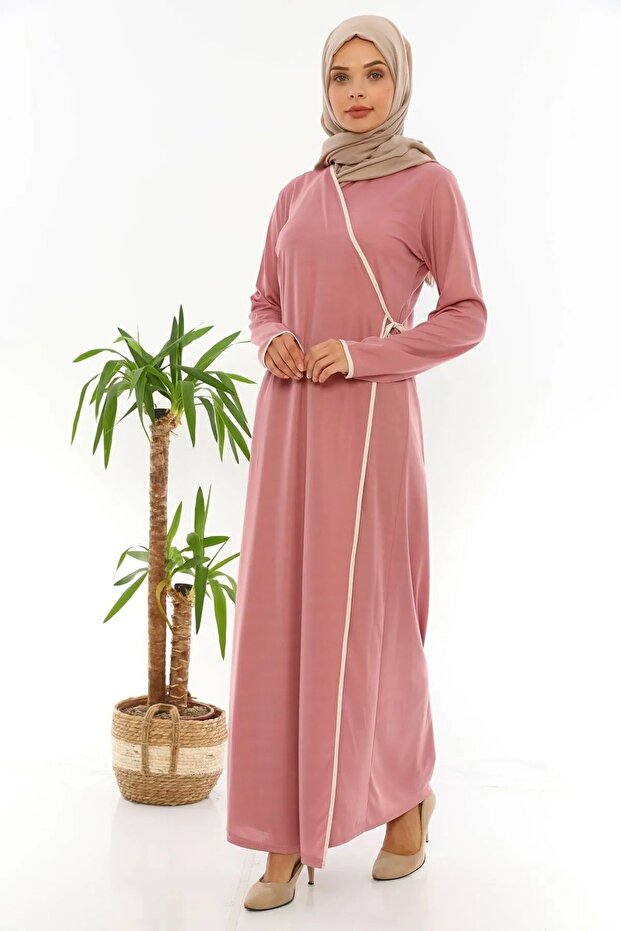 Side Tied Prayer Dress Dried Rose
